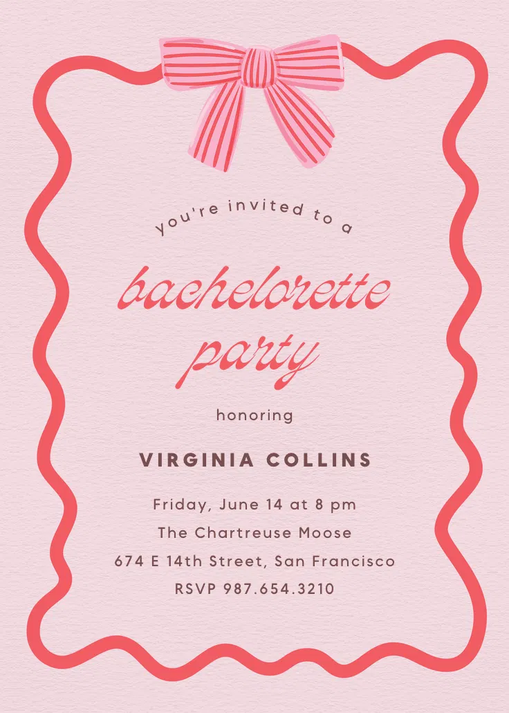 Warmer with you - bekarlığa veda partisi davetiyesi